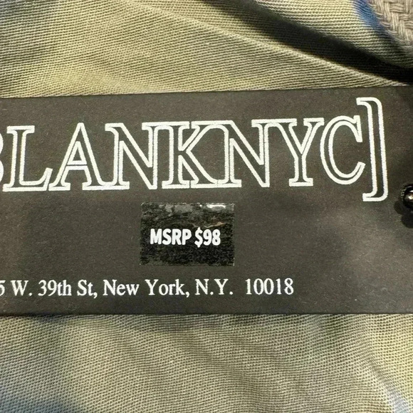 Blanknyc olive green men’s joggers stretch drawstring waist size medium - Picture 4 of 9